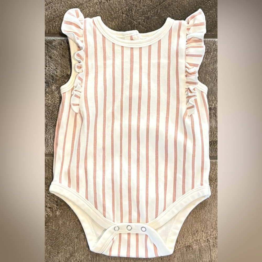 Pehr Organic Cotton Sleeveless Ruffle One Piece